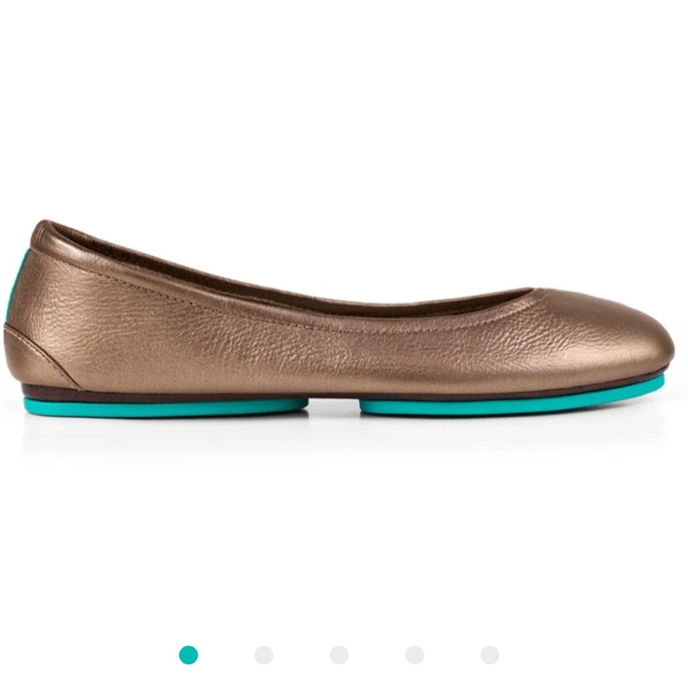Tieks ballet flats metallic bronze size 8